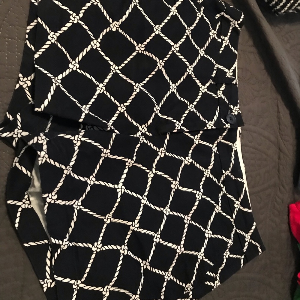 Nautical print shorts